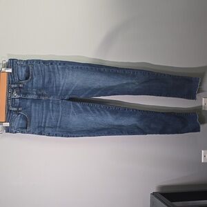 American Eagle Outfitters Jeans Women's Size 4 Blue Ripped Hi-Rise Jeggings